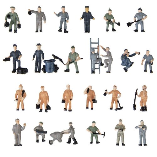 Model railway workmen - model, workman
