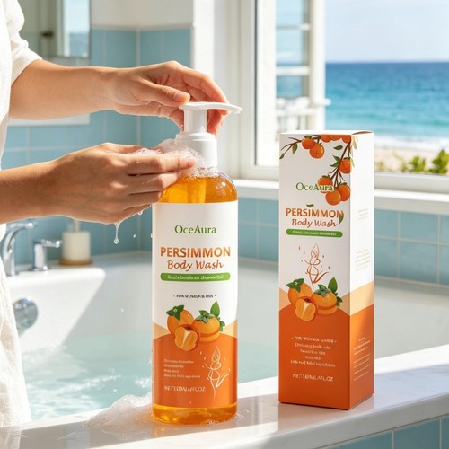 Persimmon body wash - persimmon, for
