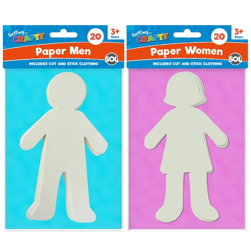 Paper people cut - outs, for