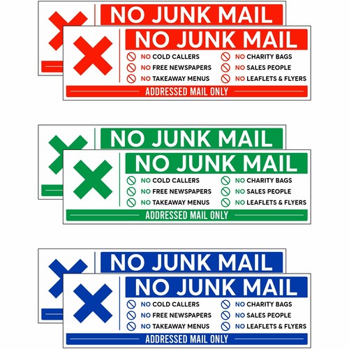 Junk mail no sales - junk,