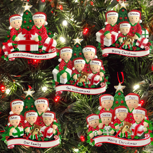 Personalised family christmas - personalised,