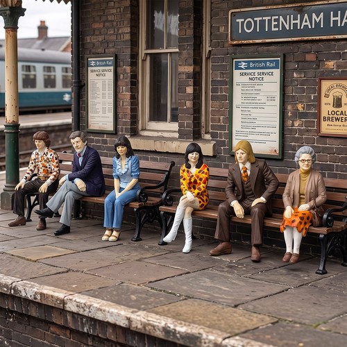 Fg66 1970s sitting people - fg66,